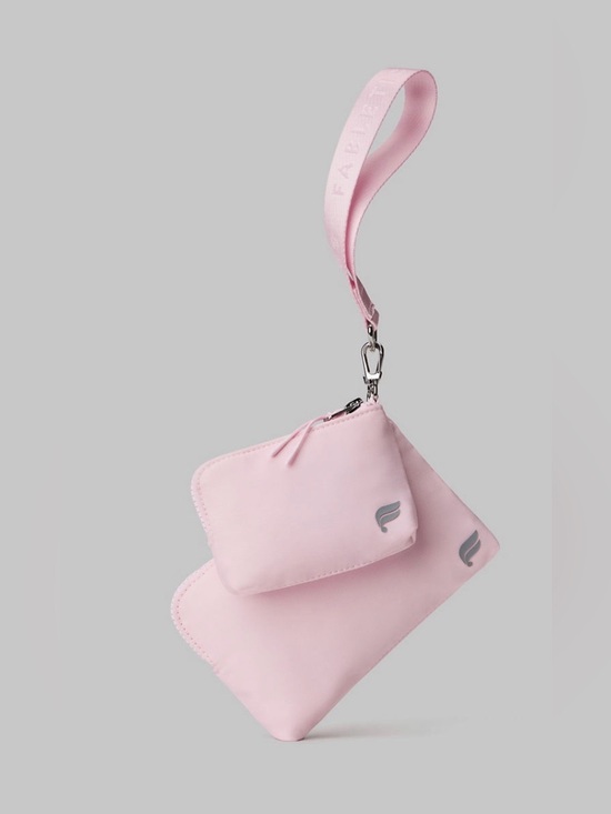 Fabletics Handbags - Fabletics Pink Double Pouch Wristlet
